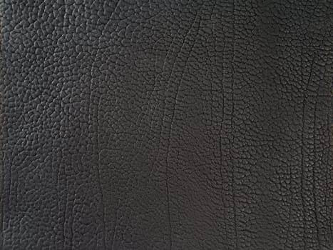 Closeup photo of black leather as a background.