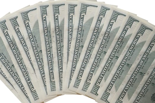 Image pile of banknotes - u.s. dollars 