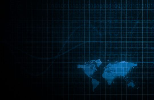 A Technology Industry Network As a Wallpaper