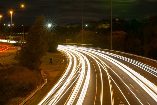 slow shutter traffic photo in melbourne