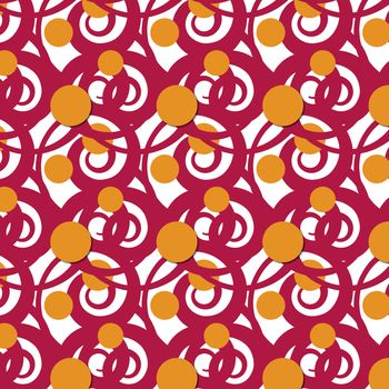 Abstract Seamless Pattern made in 2d software