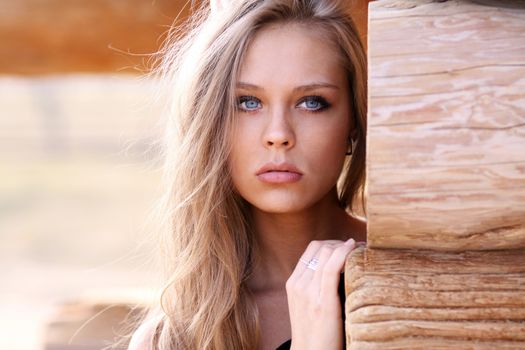 Beautiful young woman. Outdoor portrait