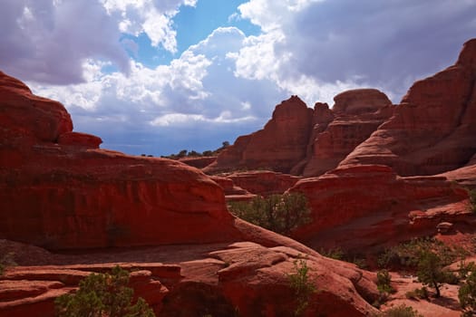 Red Desert, Arches National Park, Utah, USA