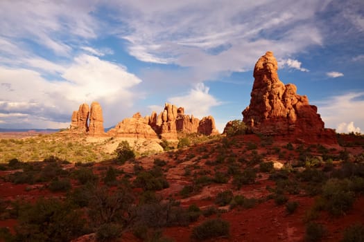 Red Desert, Arches National Park, Utah, USA