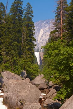 Yosemite Valley Falls, Yosemite National Park, California, USA
