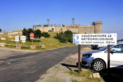 weather observatory of the Aigoual mount