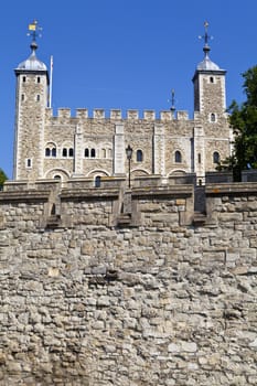 The Tower of London on a Summer's day.