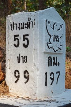 Thai 1095 Highway Post,between Meahongson and Chiangmai,Thailand.