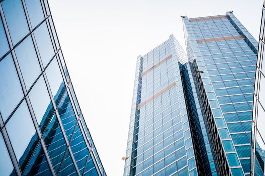 business building in the city