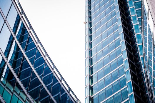 business building in the city