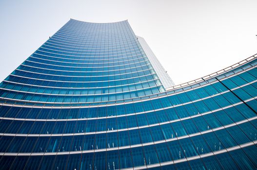 business building in the city