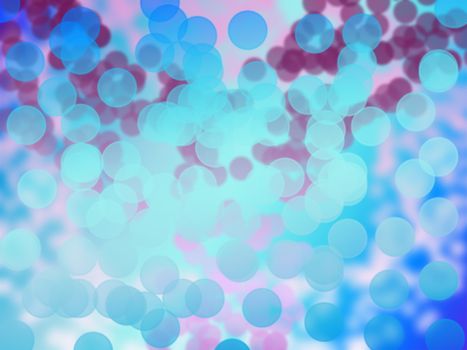 pink blue color circle bokeh on abstract background