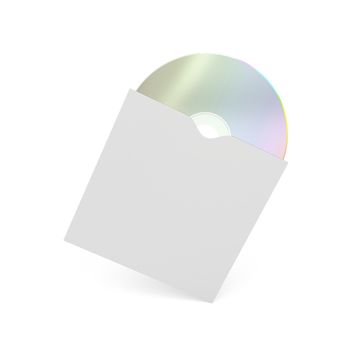 Compact disc in paper cover