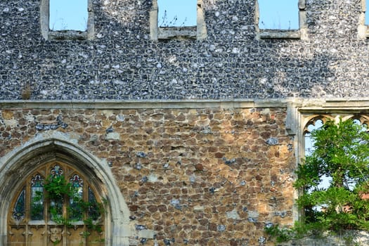 Castle Wall arch and door