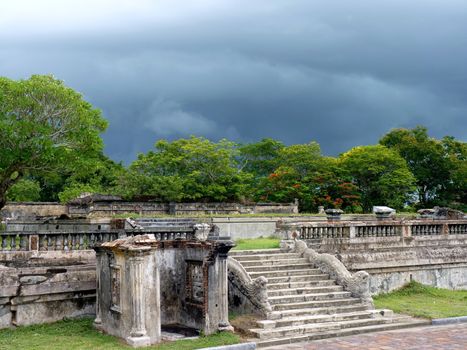 Part of Hue Citadel, Vietnam