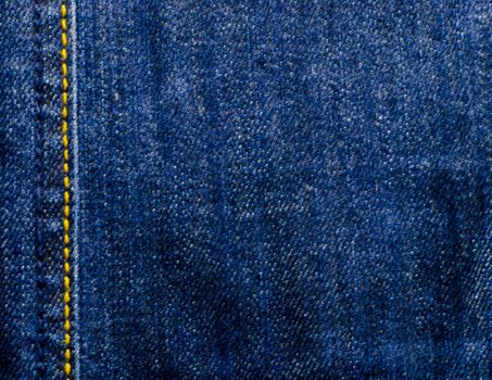 dark jean on blue color background texture