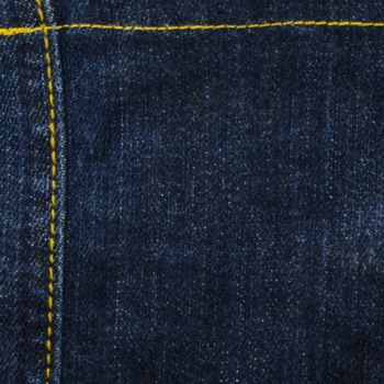 dark jean on blue color background texture