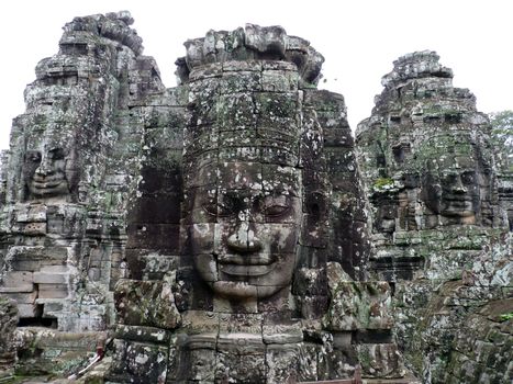 Angkor Thom ruins temple in Siem Reap, Cambodia