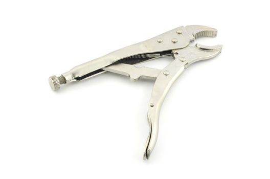 one Pliers isolated with white background