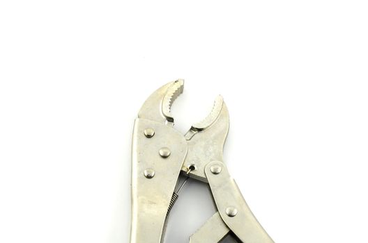 single Pliers isolated with white background