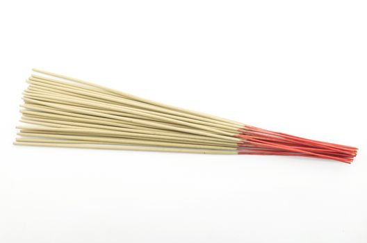 Incense isolated with white background