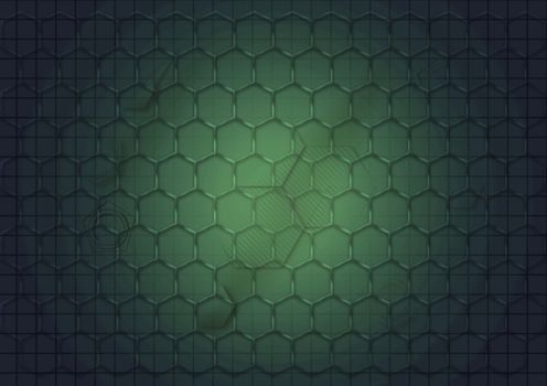 Abstract background in the form of honeycombs