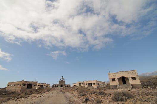 An Old Abandoned Church on a Military Base