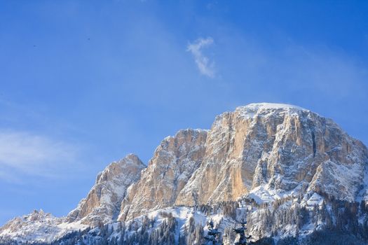 Ski resort of Selva di Val Gardena, Italy
