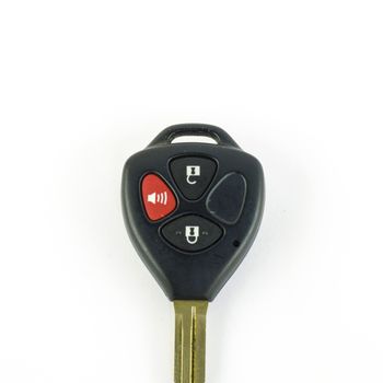 remote car key isolated on white background