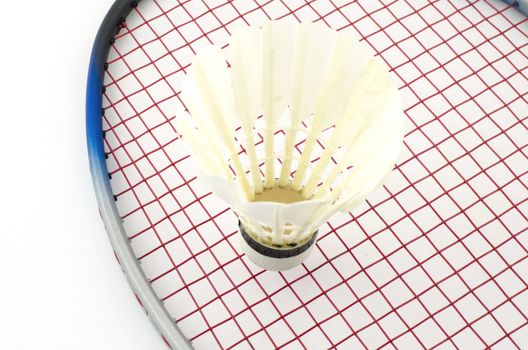 badminton isolated on white background