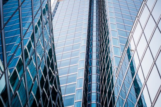 business building in the city