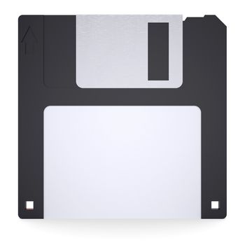 Floppy disk. Isolated render on a white background