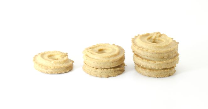 cookies isolated on white background