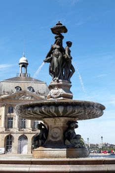 Town water fountain