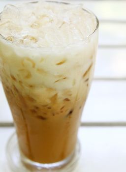 Refreshing iced coffee