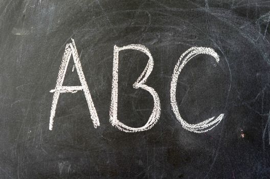 Education Image Of ABC On A School Blackboard