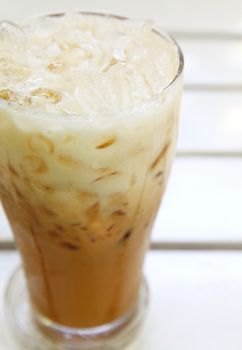 Refreshing iced coffee