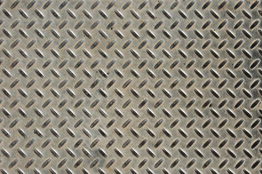 Abstract background texture of an industrial metal plate