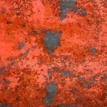 Abstract Backgound Texture Of Red Rusty Metal