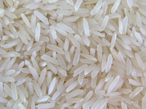 A food background texture of uncooked rice