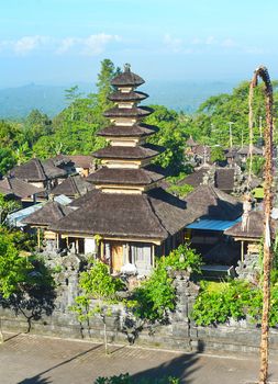 The Mother Temple of Besakih, or Pura Besakih is the most important, the largest and holiest temple of Hindu religion in Bali