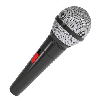 Microphone. Isolated render on a white background