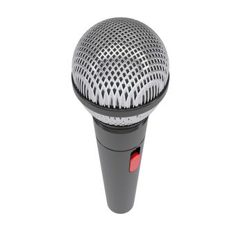 Microphone. Isolated render on a white background