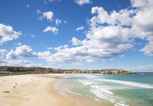 bondi beach view in sydney australia in sydney australia
