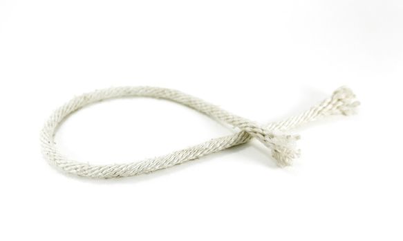 Cotton rope isolated