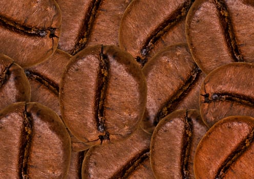 Coffee beans background