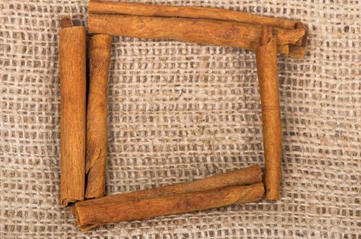 cinnamon sticks frame