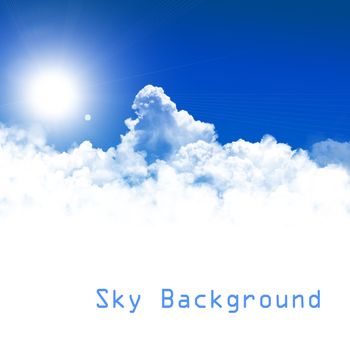 blue sky background