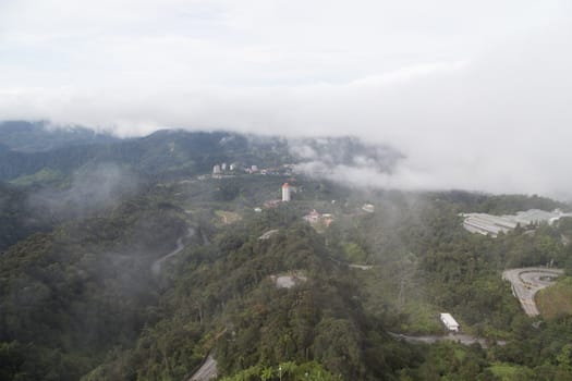 bird eyes view from Chin Swee pavilion, Malaysia