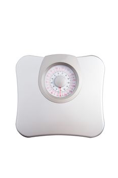 weight measurement isolated white